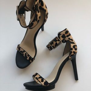Calvin Klein leopard heels